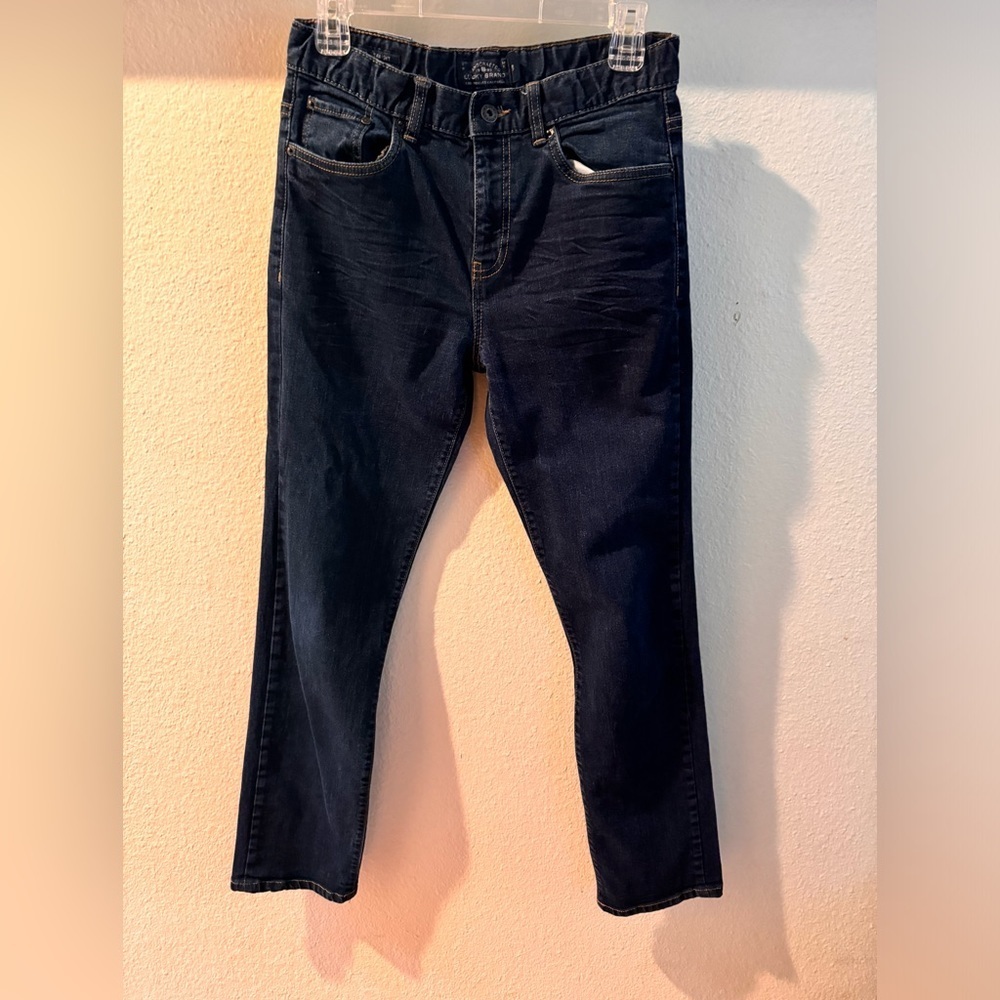 LUCKY BRAND Boy’s Classic Straight W/Elastic Waist W/Adjustable Buttons. Size 18